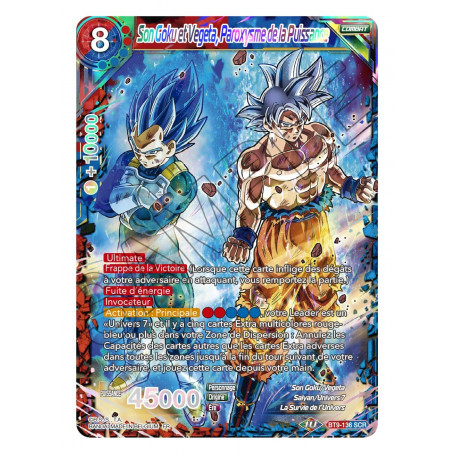 BT9-136 Son Goku et Vegeta, Paroxysme de la Puissance