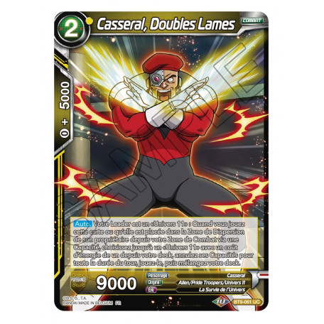 BT9-061 Casseral, Doubles Lames
