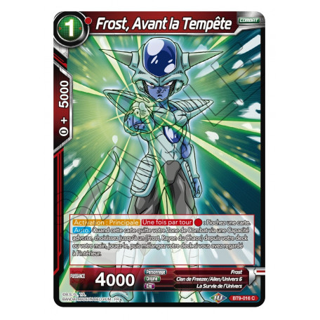 BT9-016 Frost, Avant la Tempête