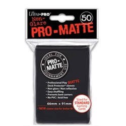 Protèges cartes  X50 - Noir - Matte Standard Size